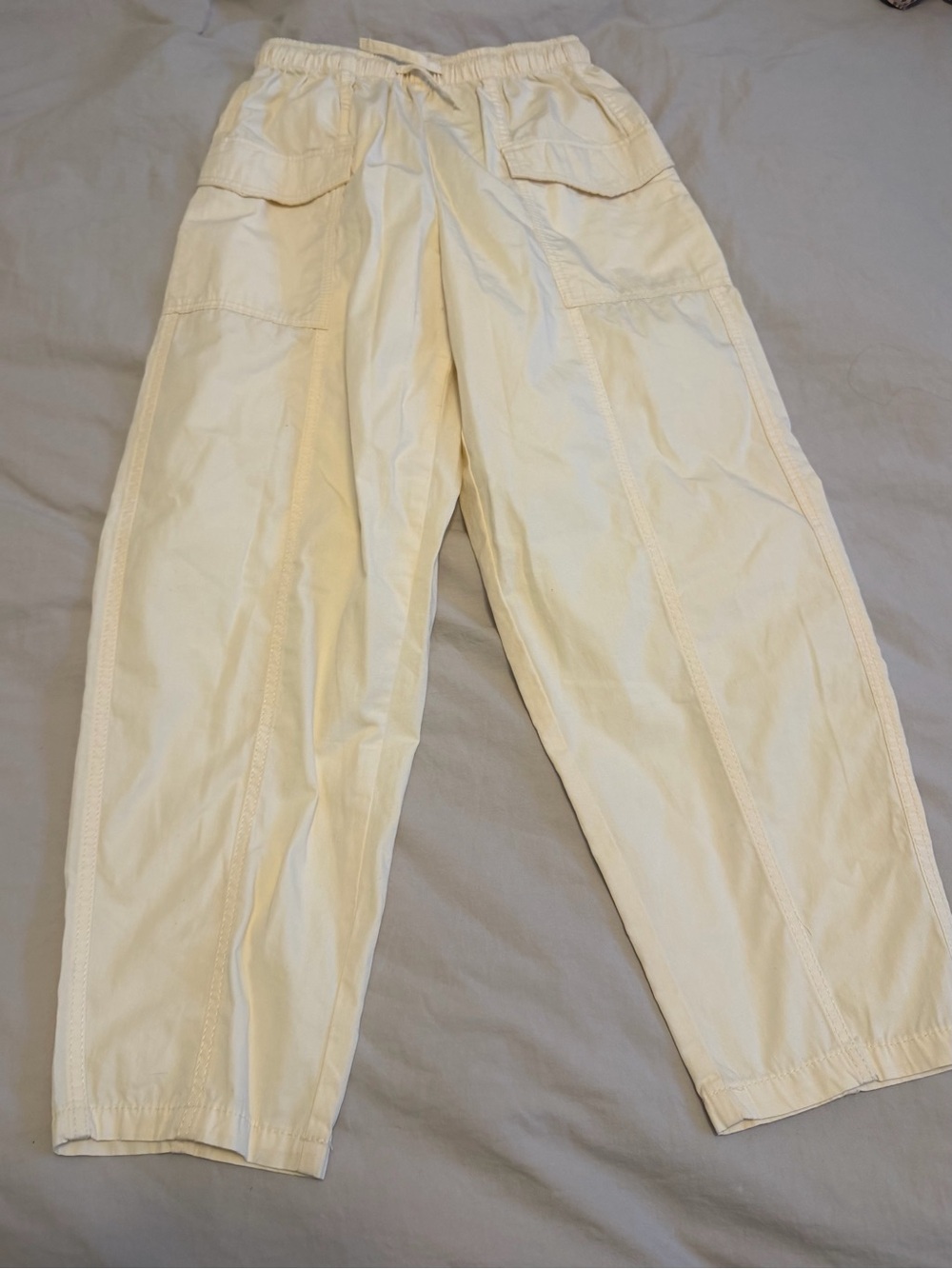 H&M Cream Cargo-Style Kids Casual Pants